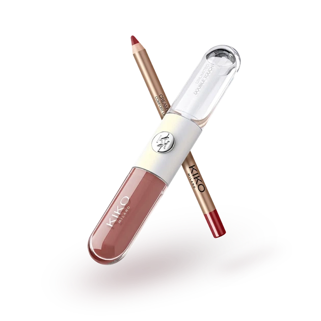 Набір для макіяжу Kiko Milano Snow-Kissed Holiday My Perfect Combo Lips Gift Set (01- Cinnamon Star) Рідка помада (131) 2х3 мл + Олівець для губ (12) 1,2 г (8059385043852) - Фото 2 Набір для макіяжу Kiko Milano Snow-Kissed Holiday My Perfect Combo Lips Gift Set (01- Cinnamon Star) Рідка помада (131) 2х3 мл + Олівець для губ (12) 1,2 г (8059385043852) - зображення 2