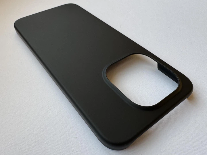 Захисний чохол-панель Black Matte для Xiaomi 15T тонкий, чорний, матовий, високоякісний пластик - зображення 4