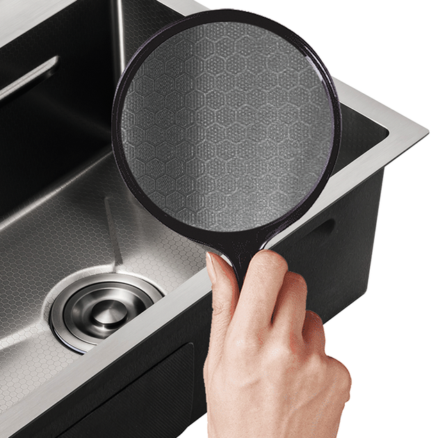 Мойка Mixxus MH6050 Decor Nano-Black из нерж. стали (цвет графит) (MX1934) - изображение 2