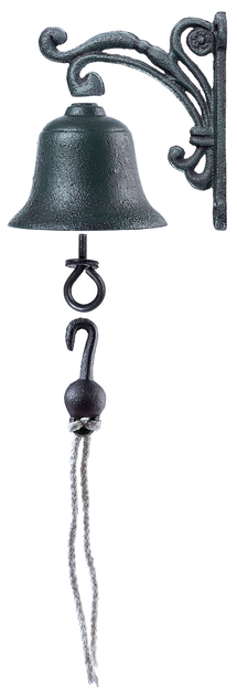 Декоративний чавунний дзвіночок Kadax Greux Зелений (5903699496534) - зображення 4