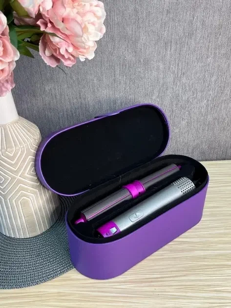 Стайлер 5в1 HAIR BRUSH Styler + кейс з функціями надання об'єму, випрямлення Фіолетовий - Фото 4 Стайлер 5в1 HAIR BRUSH Styler + кейс з функціями надання об'єму, випрямлення Фіолетовий - зображення 4