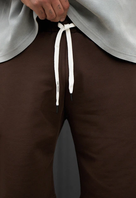 Трикотажні шорти Staff wh dark brown S - Фото 3 Трикотажні шорти Staff wh dark brown S - изображение 3