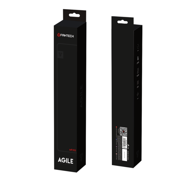 Коврик для мышки Fantech Agile MP353 размеры 300/300/4mm с поверхностью SPEEDSILK Черный - Фото 3 Коврик для мышки Fantech Agile MP353 размеры 300/300/4mm с поверхностью SPEEDSILK Черный - изображение 3