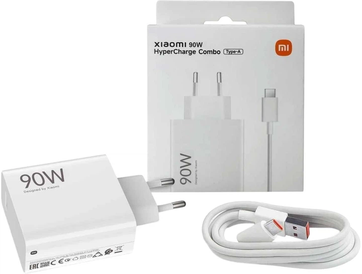 Мережевий зарядний пристрій Xiaomi HyperCharge Combo 90W Type-A - зображення 3