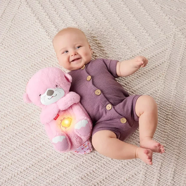 Мягкая игрушка Fisher Price Сказочные сны розового выдренка (JLJ33) - изображение 4