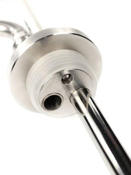 Шахта для кальяну Trumpet Hookah T-Combi дизайнерський Трампет Хука Т Комбі 49 см нержавіюча сталь та поліацеталь на ущільнювачі з дифузором - зображення 7