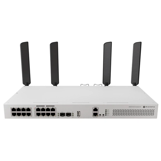 Коммутатор Mikrotik CRS418-8P-8G-2S+5axQ2axQ-RM - Фото 1 Коммутатор Mikrotik CRS418-8P-8G-2S+5axQ2axQ-RM - изображение 1
