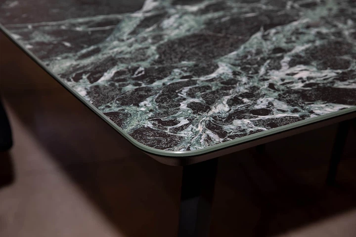 Стіл DETROIT 240*100*76 Laminam Verde Alpi Lucidato (5mm) - изображение 5