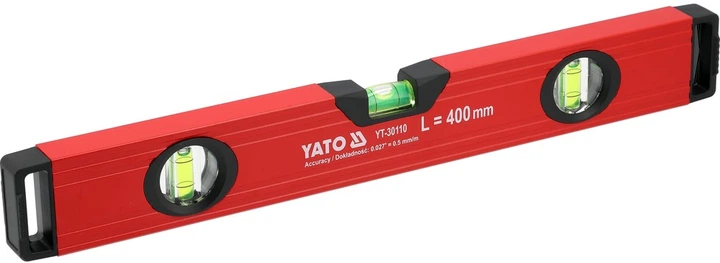 Poziomnica aluminiowa Yato YT-30110 400 mm (5906083125485) - obraz 2