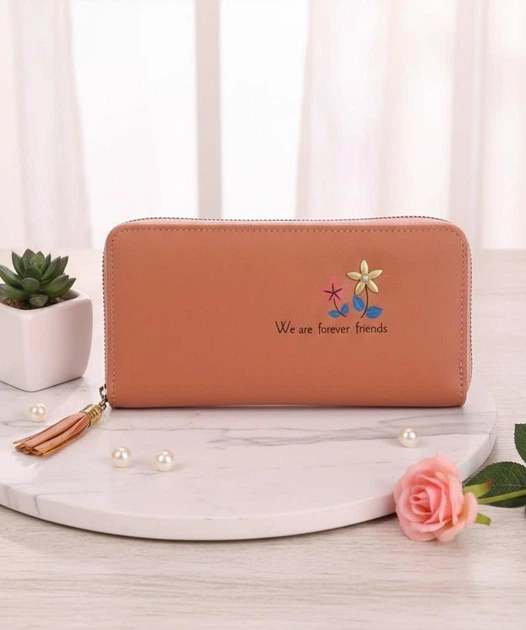 Кошелек No brand 462 женский персиковый - изображение 6