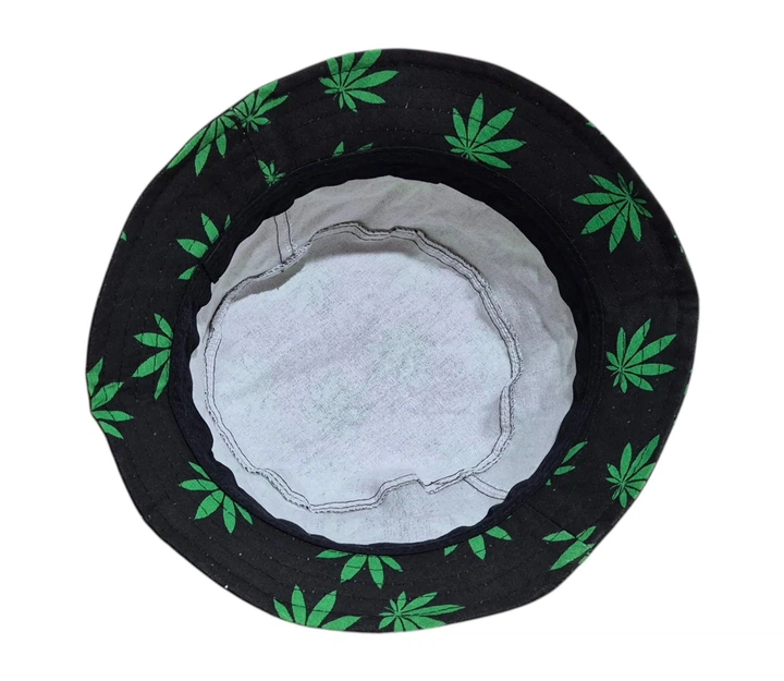 Комплект 2 в 1: Складной рюкзак-трансформер и Панама с принтом Cannabis, 100% хлопок, унисекс - изображение 9