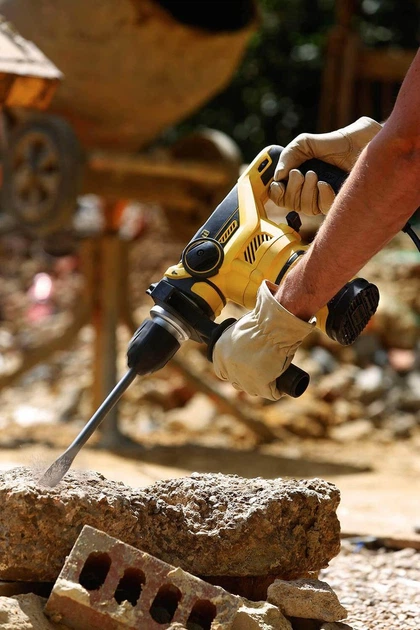 Перфоратор мережевий STANLEY FatMax, SDS-Plus, 1250 Вт, 3,2 Дж, 0-850 об/хв, 0-4100 уд/хв, змінний патрон 1-13 мм, 2-а бура (8*110 - зображення 4