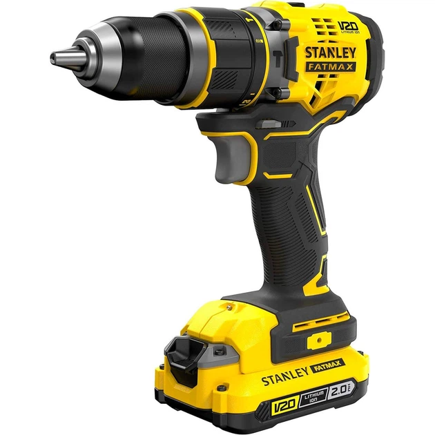 Дриль-шурупокрут ударний акумуляторний безщітковий STANLEY FATMAX SFMCD721D2K - изображение 2