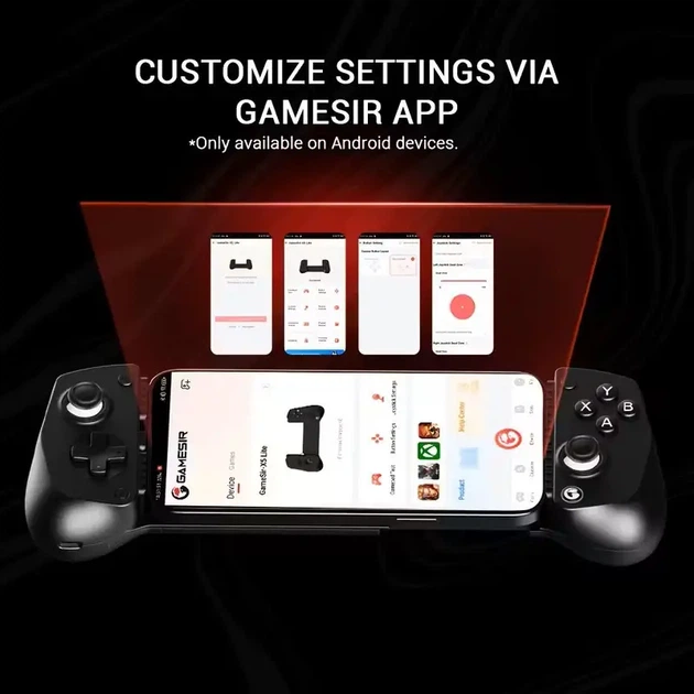 Мобильный геймпад GameSir X5 Lite (Hall Effect джойстики, турбо режим, USB-C зарядка, 135 г) - изображение 6
