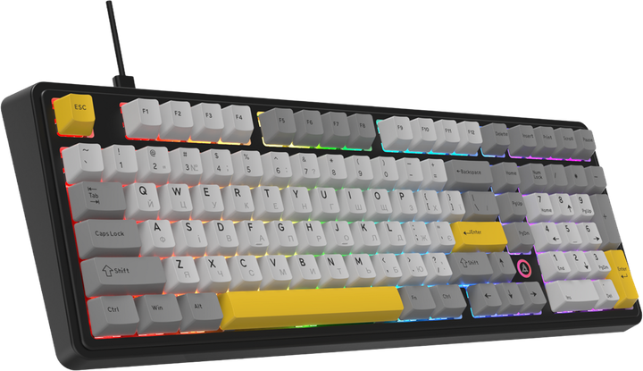 Клавіатура AJAZZ AK980 Magnetic Switch Black/Grey/Yellow (AK980-MAX-M-BGY) - зображення 3