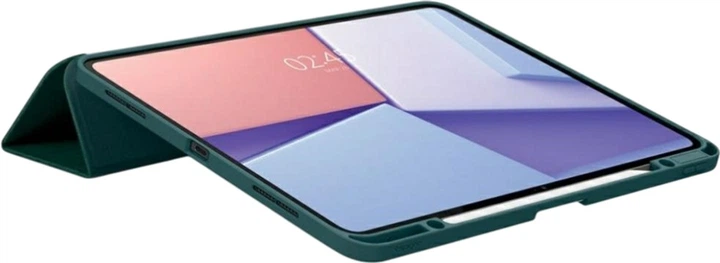 Etui z klapką Spigen Urban Fit do Apple iPad Pro 13" 2024 Green (ACS07763) - obraz 9