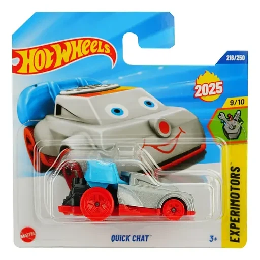 Машинка Хот Вілс 1:64 Quick Chat колекція Experimotors Hot Wheels Mattel JBC13 - Фото 1 Машинка Хот Вілс 1:64 Quick Chat колекція Experimotors Hot Wheels Mattel JBC13 - зображення 1