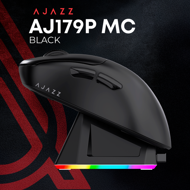 Комп'ютерна миша Ajazz AJ179P MC Black (AJ179P-MC-B) - Фото 7 Комп'ютерна миша Ajazz AJ179P MC Black (AJ179P-MC-B) - зображення 7