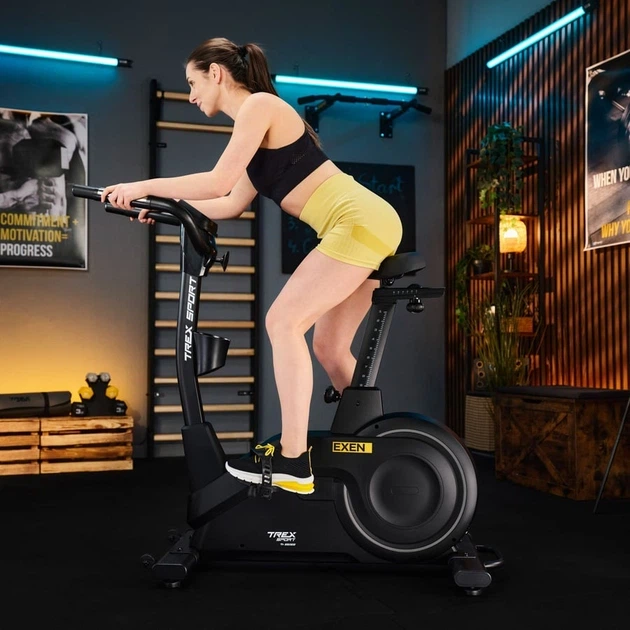 Велотренажер з електромагнітним механізмом Trex Spor EXEN TX-950EB чорного кольору - Фото 10 Велотренажер з електромагнітним механізмом Trex Spor EXEN TX-950EB чорного кольору - изображение 10