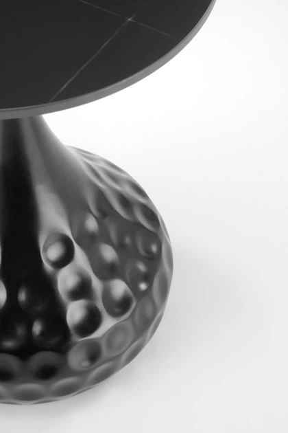 Столик Halmar Verde Чорний мармур / Чорний (5905248129788) - зображення 3