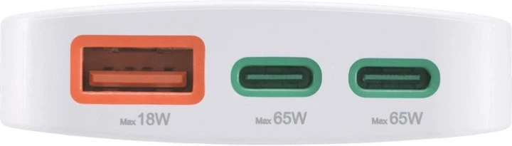 Ładowarka sieciowa Hama 2 x USB Type-C + 1 x USB Type-A GaN 65 W White (4047443532329) - obraz 8