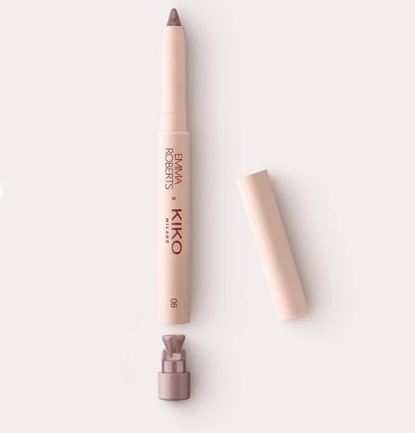 Олівець для очей Emma Roberts Kiko Milano 3 In 1 Eyes Multitasker 06 Over The Taupe - зображення 2