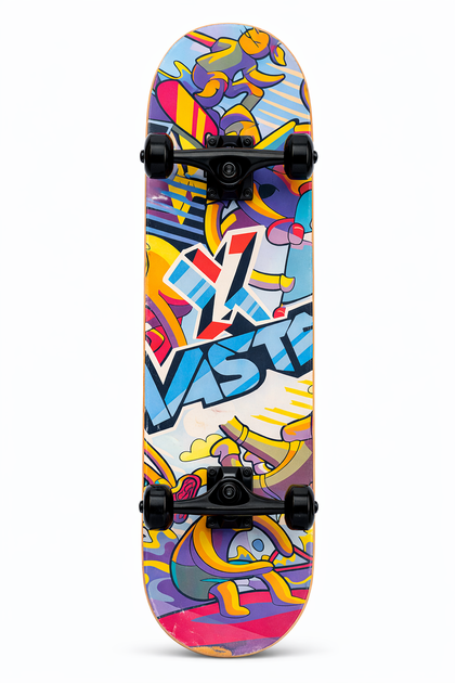 Скейтборд деревянный граффити SP-Sport Skateboard Graffiti 4411-11 размер 78х20см Multicolor - изображение 2