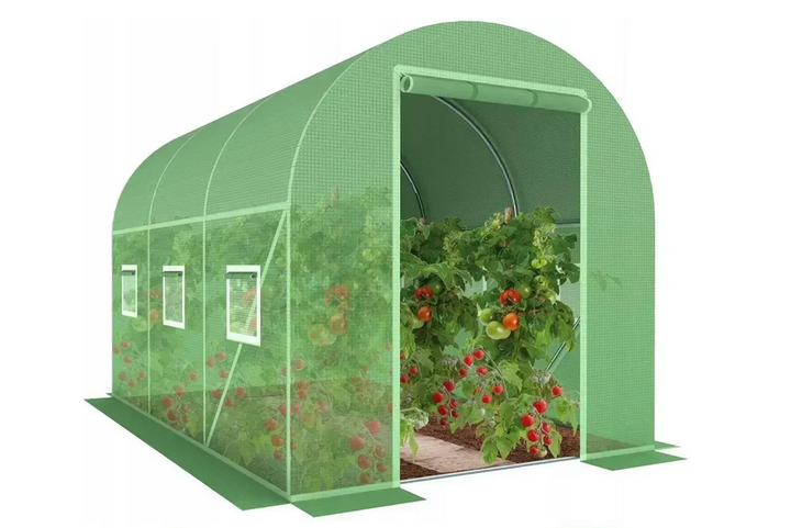 Теплица садовая John Gardener Premium 6 м² 3×2×2 м арочная с армированной пленкой 140 г/м² зеленая - Фото 1 Теплица садовая John Gardener Premium 6 м² 3×2×2 м арочная с армированной пленкой 140 г/м² зеленая - изображение 1
