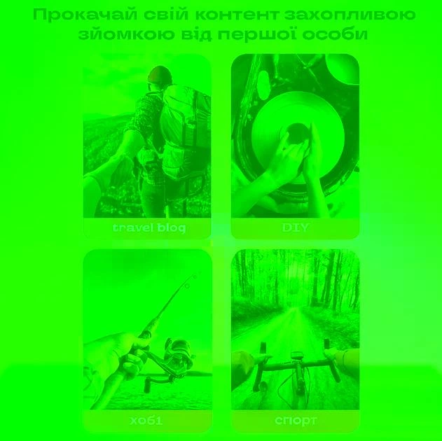 Магнитный держатель на шею XO C156 — максимум свободы для спорта и блогеров, снимай POV без рук, гибкий и надежный, 360° Черный - изображение 5