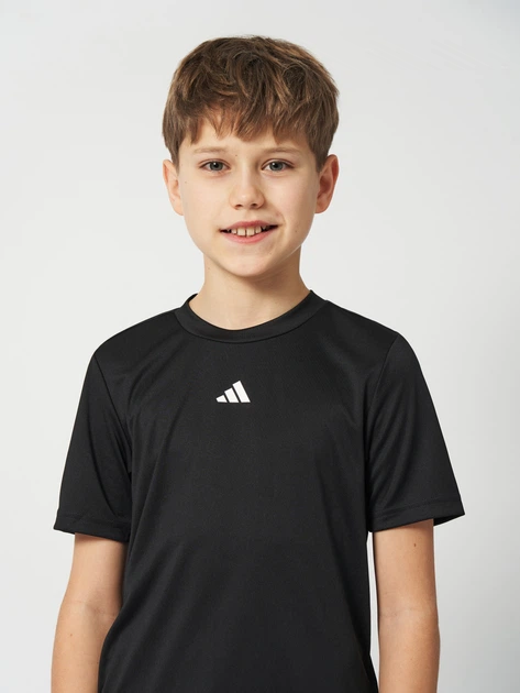 Подростковая футболка Adidas Essentials IV9576 170-176 см Black (4067896529189) - Фото 4 Подростковая футболка Adidas Essentials IV9576 170-176 см Black (4067896529189) - изображение 4