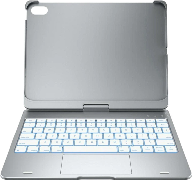 Чохол-клавіатура Typecase Flexbook Touch для Apple iPad 11" 2025/10.9" 2022 Silver (KB201T-100-B-SLV-WHT-B-US-V3) - зображення 4