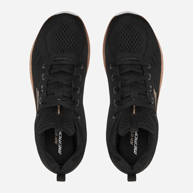 Buty sportowe damskie Skechers Graceful Get Connected 12615-BKGD 37.5 Czarne (196989392967) - obraz 5
