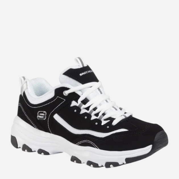 Buty sportowe damskie skórzane Skechers I Conik 88888250-BKW 37 Czarne (193113605702) - obraz 2