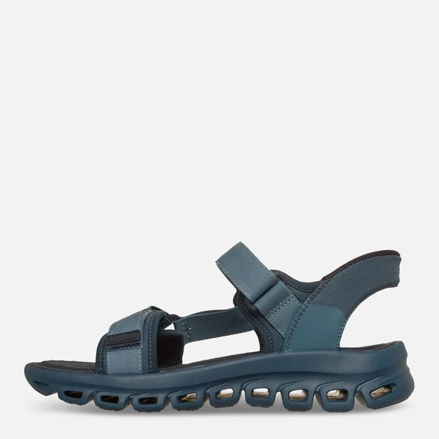 Чоловічі сандалії Skechers Glide Step Sandal Dovah 233382-BLU 40 Сині (199025989770) - зображення 3