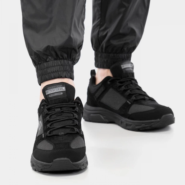 Buty sportowe męskie skórzane Skechers Oak Canyon 51893-BBK 39 Czarne (192283139017) - obraz 2
