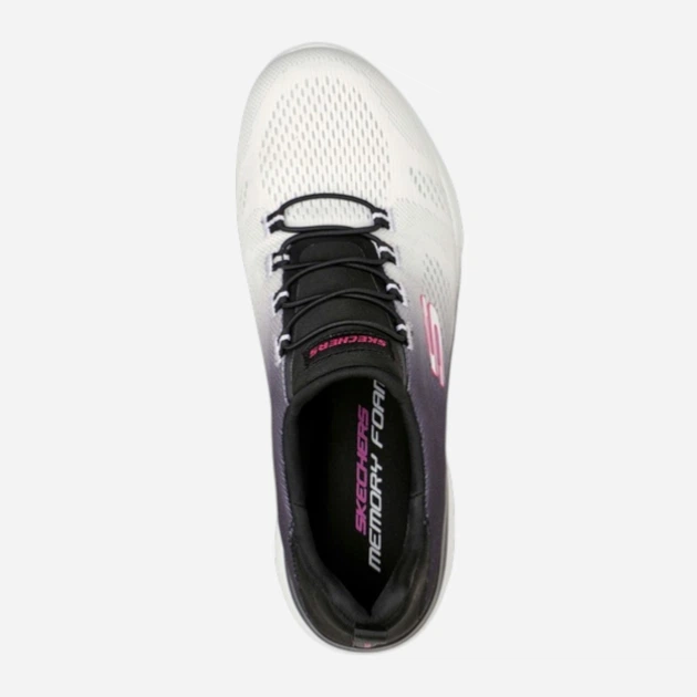 Buty sportowe damskie Skechers Summits Bright Charmer 149536-BKW 37.5 Czarne (195969953228) - obraz 4