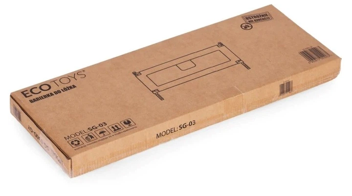 Barierka ochronna na łóżko EcoToys 200 cm Fioletowy (5905817011070) - obraz 7