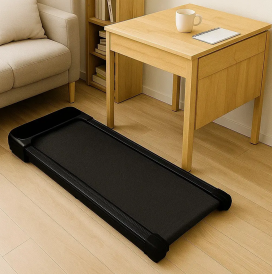Беговая дорожка электрическая Treadmill, до 120кг, 1100Вт, до 6км/час, тихая и компактная для дома, квартиры или офиса - изображение 8