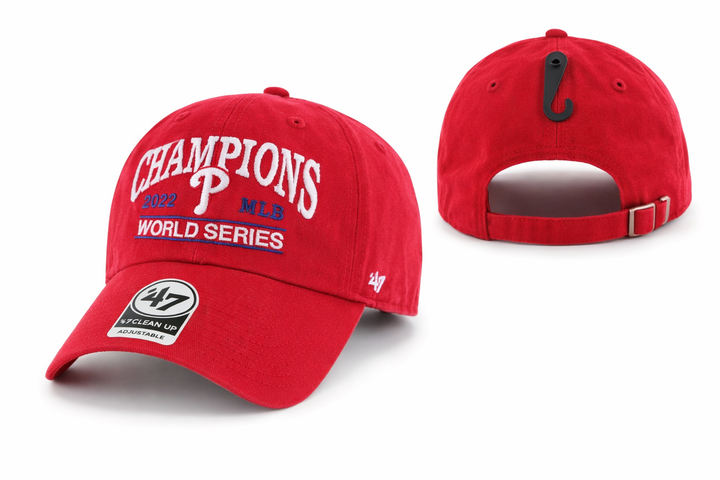 Кепка бейсболка 47 Clean Up MLB Champions World Series 2022 Philadelphia Phillies червона - Фото 3 Кепка бейсболка 47 Clean Up MLB Champions World Series 2022 Philadelphia Phillies червона - зображення 3
