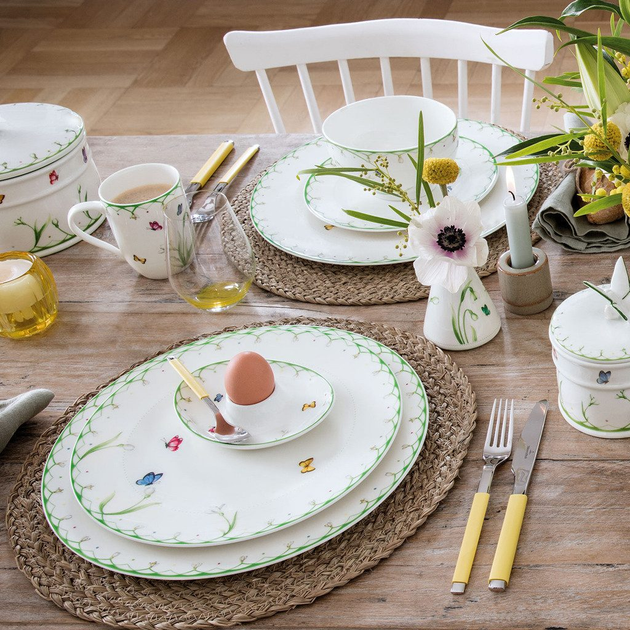 Набір столового посуду для сніданку Villeroy & Boch Colourful Spring з 8 предметів на 2 персони преміальна порцеляна - зображення 6
