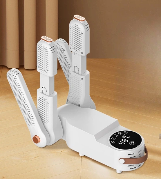 Сушарка електрична для взуття Weizer DryFeet з функцією усунення запахів таймером затримки та функцією автоматичного відключення підлогова Біла - Фото 1 Сушарка електрична для взуття Weizer DryFeet з функцією усунення запахів таймером затримки та функцією автоматичного відключення підлогова Біла - зображення 1