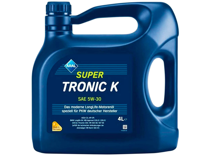 Олива Aral Super Tronic K 5W-30 (4л) - Фото 1 Олива Aral Super Tronic K 5W-30 (4л) - зображення 1