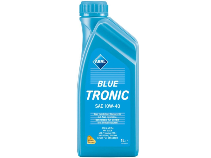 Олива Aral BlueTronic 10W-40 (1л) - Фото 1 Олива Aral BlueTronic 10W-40 (1л) - зображення 1