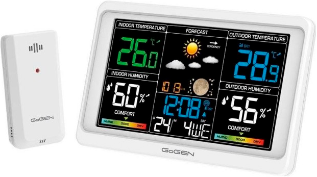 Stacja pogodowa GoGEN ME3350 White (GOG-ME3350) - obraz 2