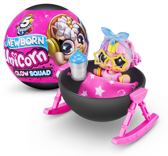 Игровой набор Newborn Unicorn Фигурки сюрприз в слое 5 шт. ZURU MINI BRANDS (2000003432981) - изображение 9