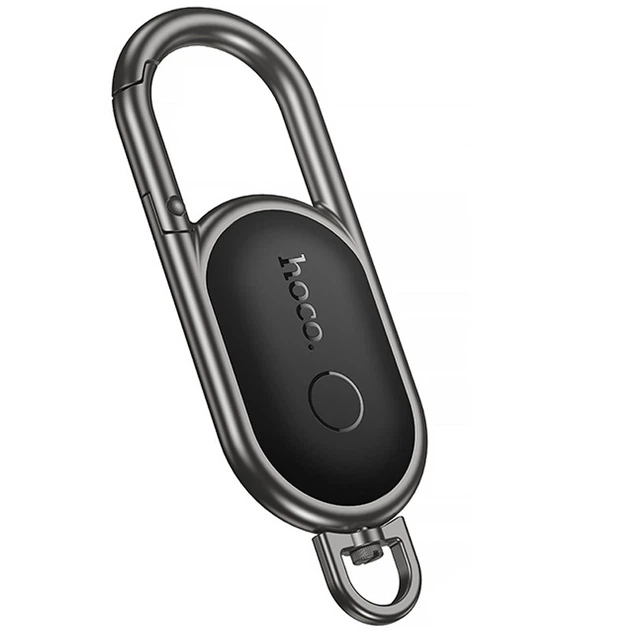 Поисковый трекер Hoco E91J Tiger smart anti-lost keychain со встроенной батарейкой Черный - изображение 2