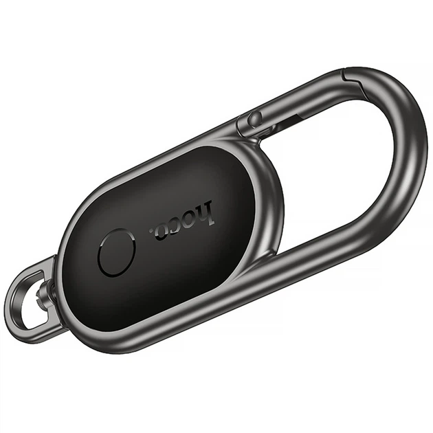 Поисковый трекер Hoco E91J Tiger smart anti-lost keychain со встроенной батарейкой Черный - изображение 4