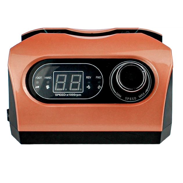 Фрезер машинка для маникюра и педикюра Nail Drill ZS-717 оранж 45000 об/мин (аппаратный маникюр для ногтей) - изображение 4