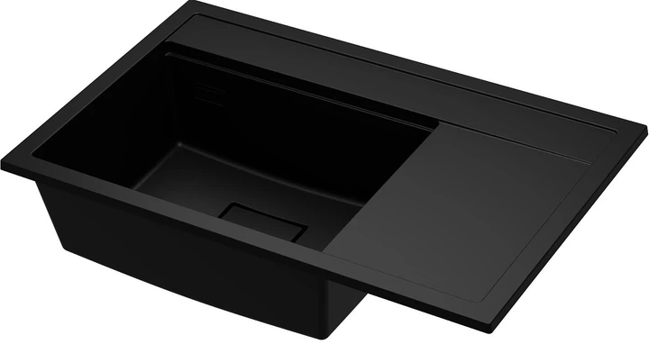 Кухонна мийка Kernau KGS R 5080 1B1D P Deep Black - зображення 2