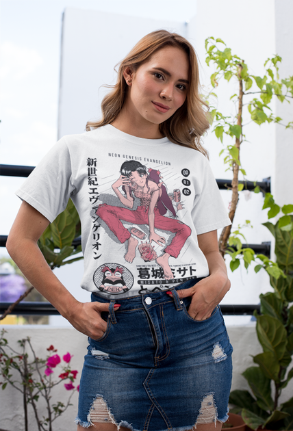 Футболка мужская аниме Евангелион оверсайз (S/M/L) Черний AnimeJ0018 - изображение 4